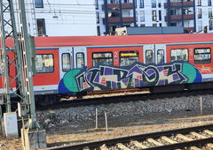 Graffiti Train in Frankfurt - Photo by Kico_one (2025)