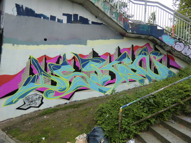 Graffiti Wall in Essen - Photo by Kico_one - Essen, NRW, Ruhrpott (2017)