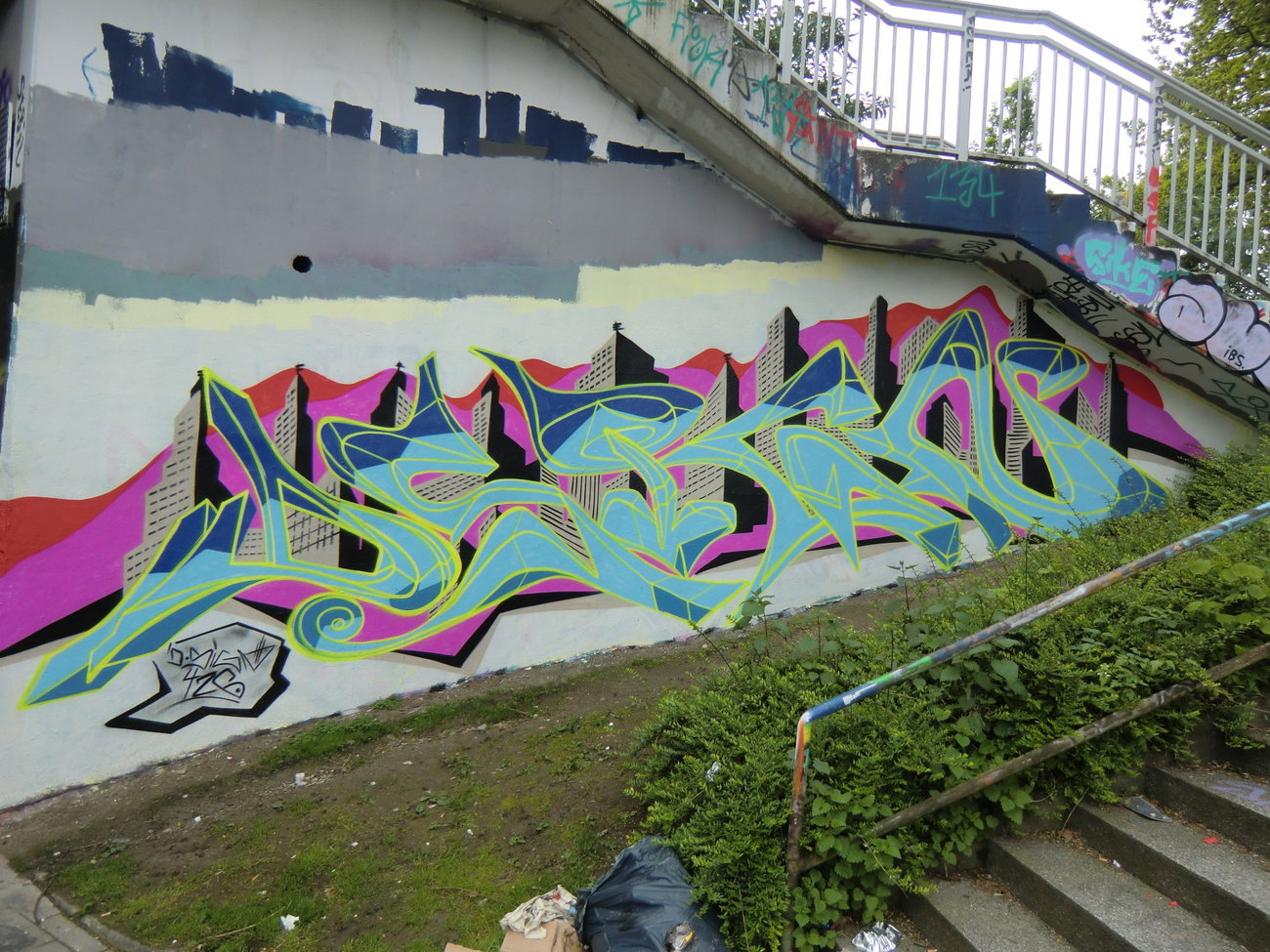 Graffiti Wall in Essen - Photo by Kico_one - Essen, NRW, Ruhrpott (2017)