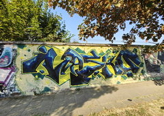 Graffiti Wall in Osijek - Photo by Kico_one (2025)