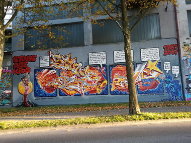 Graffiti Wall in Dachau - Photo by Kico_one - Dachau, Freisingerstrasse (2017)