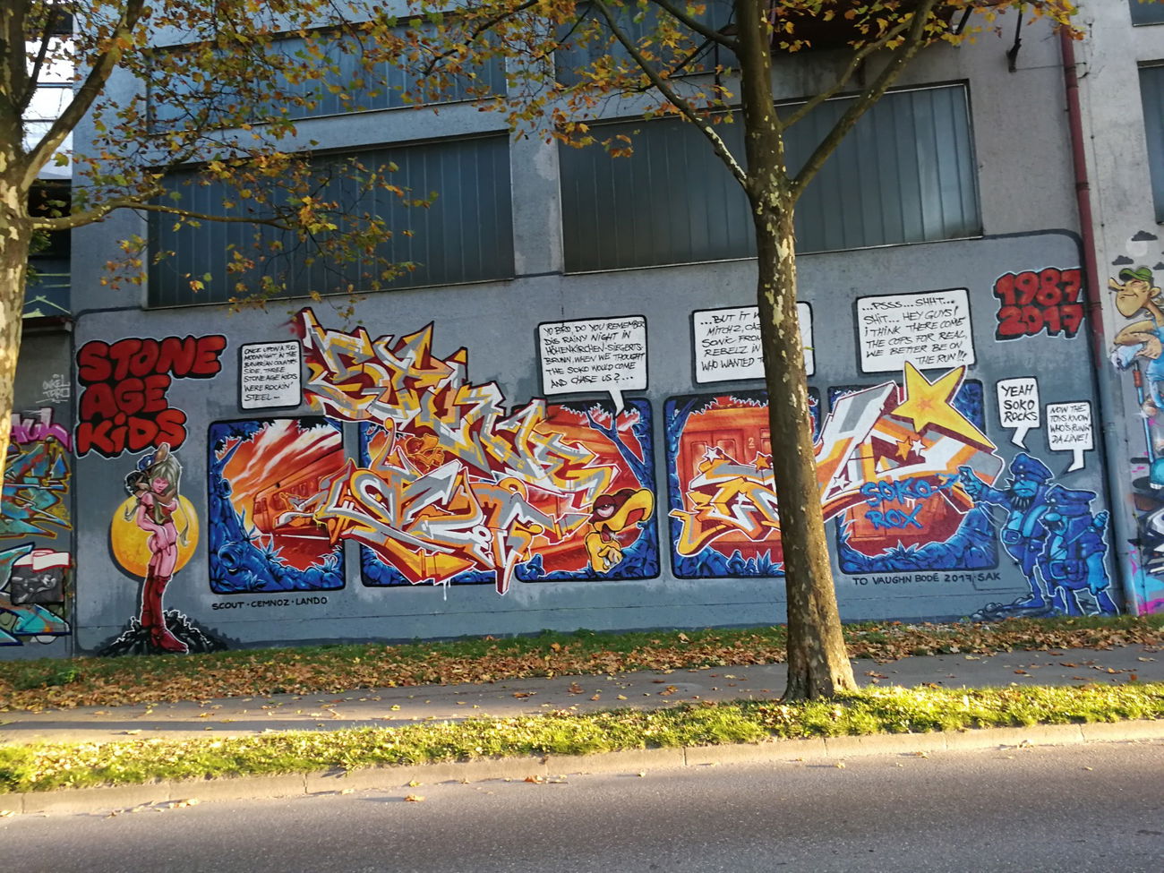 Graffiti Wall in Dachau - Photo by Kico_one - Dachau, Freisingerstrasse (2017)