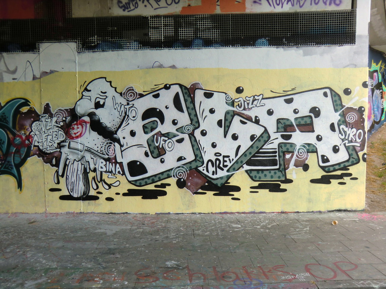 Graffiti Wall in Essen - Photo by Kico_one - Essen, NRW, Rohrpott (2016)