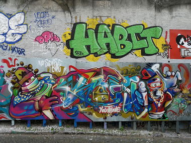 Graffiti Wall in Lissabon - Photo by Kico_one - Lissabon, Portugal, Lisboa
