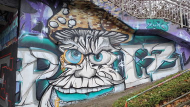 Graffiti Wall in Essen - Photo by Kico_one - Pilz, Essen, Ruhrgebiet (2023)