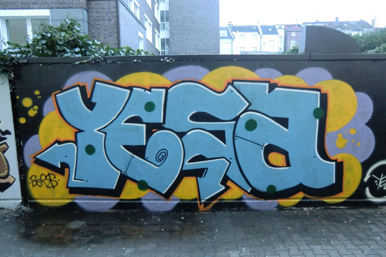 Graffiti Wall in Essen - Photo by Kico_one - Yesa, Essen (2014)