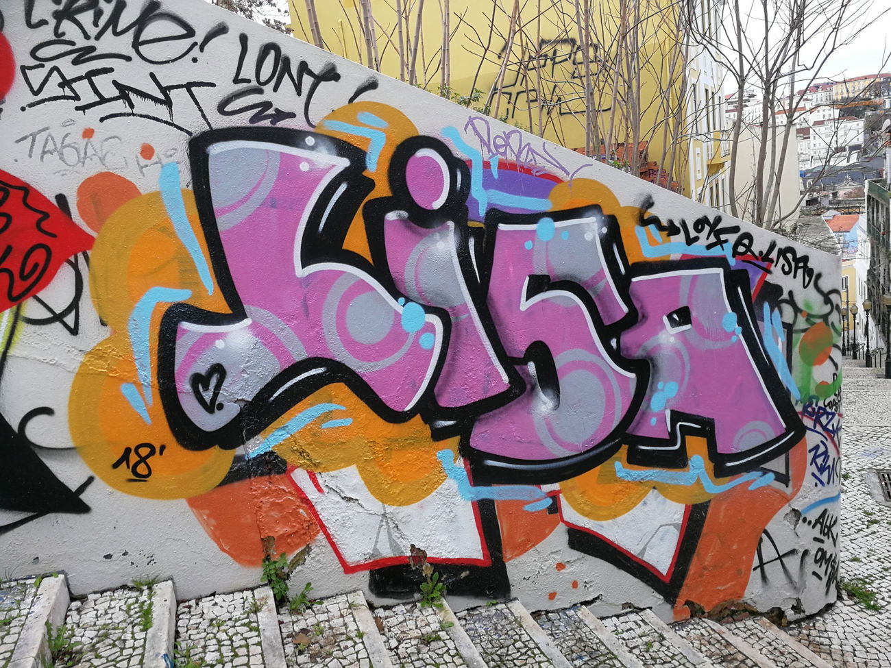 Graffiti Wall in Lissabon - Photo by Kico_one - Lissabon, Portugal, Lisboa