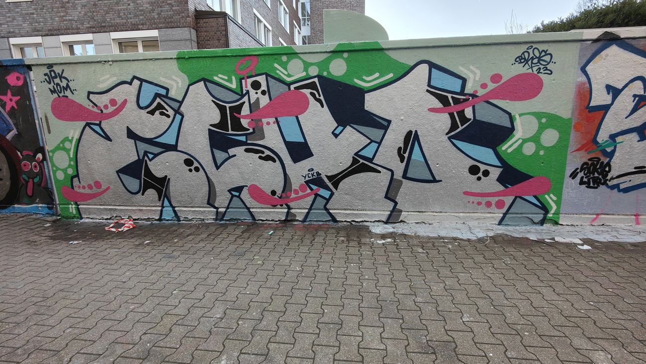 Graffiti Wall in Essen - Photo by Kico_one - Essen, Ruhrgebiet, Echo (2023)