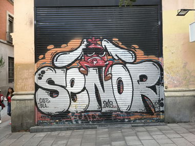 Graffiti Wall in Madrid - Photo by Kico_one - Madrid, Espana, Senor