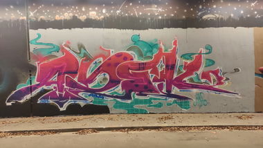 Graffiti Wall in Bochum - Photo by Kico_one - Asek, ABM