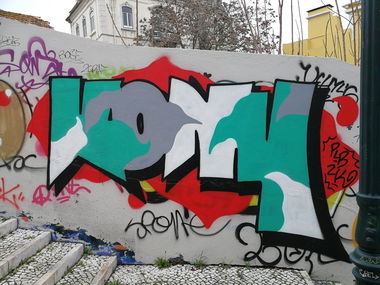 Graffiti Wall in Lissabon - Photo by Kico_one - Lissabon, Portugal, Lisboa