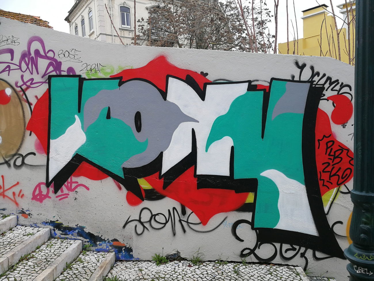 Graffiti Wall in Lissabon - Photo by Kico_one - Lissabon, Portugal, Lisboa