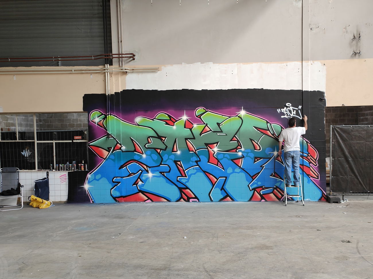 Graffiti Wall in Roermond weerstand - Photo by Kico_one (2025)