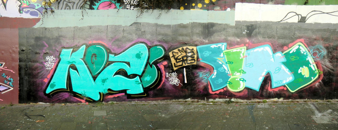 Graffiti Wall in Germany - Photo by Kico_one - Sino, Kos, Essen (2016)