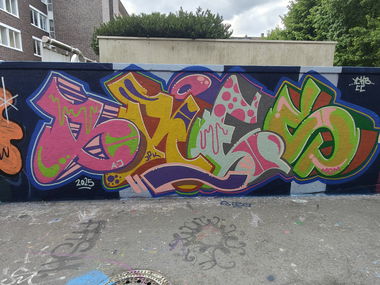 Graffiti Wall in Essen - Photo by Kico_one (2025)