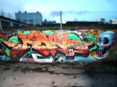 Graffiti Wall in Dachau - Photo by Kico_one - Dachau, Germany, Karl