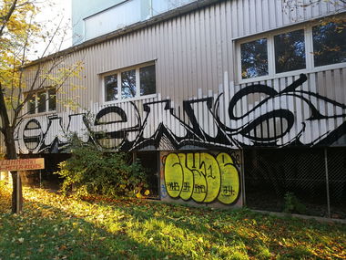 Graffiti Bombing in Dachau - Photo by Kico_one - Dachau, Freisingerstrasse, Omens (2017)