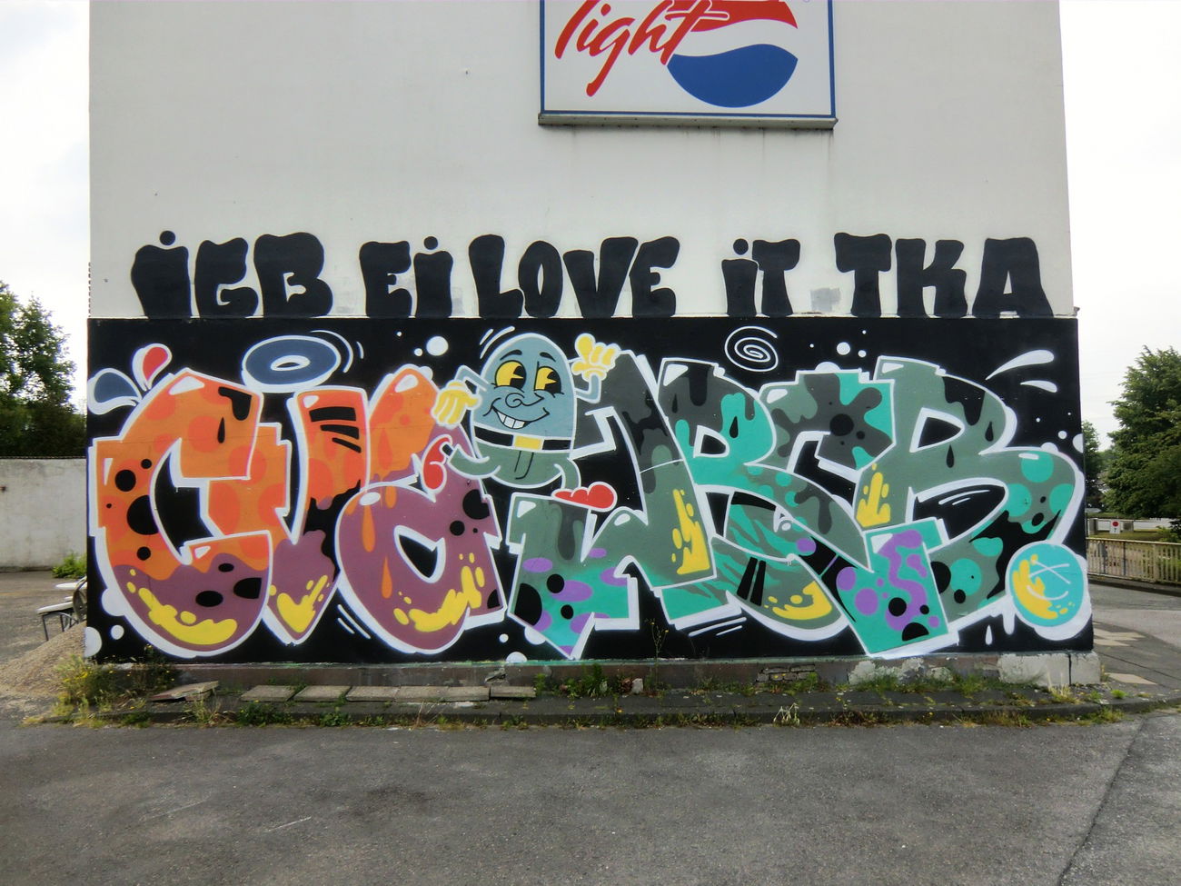 Graffiti Wall in Essen - Photo by Kico_one - Essen, Hafendampf, Cva (2015)