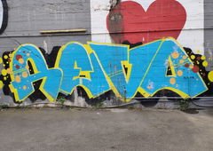 Graffiti Bombing in Düsseldorf - Photo by Kico_one - Revo