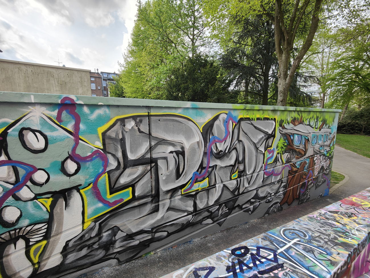 Graffiti Wall in Essen - Photo by Kico_one - EssenPils (2024)