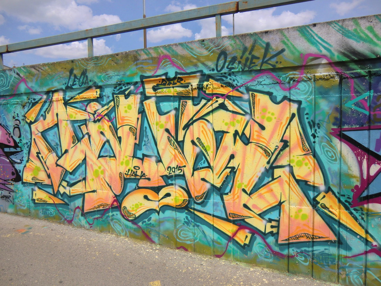 Graffiti Wall in Osijek - Photo by Kico_one - Osijek, Croatia, Hrvatska