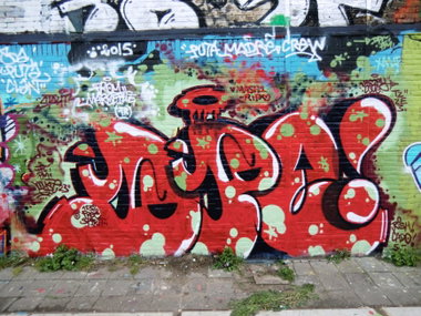 Graffiti Wall in Amsterdam - Photo by Kico_one - Amsterdam, NSDM, Werf (2015)