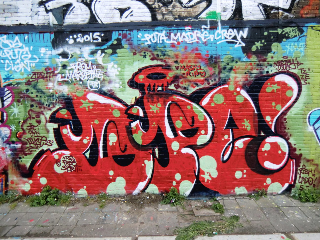 Graffiti Wall in Amsterdam - Photo by Kico_one - Amsterdam, NSDM, Werf (2015)