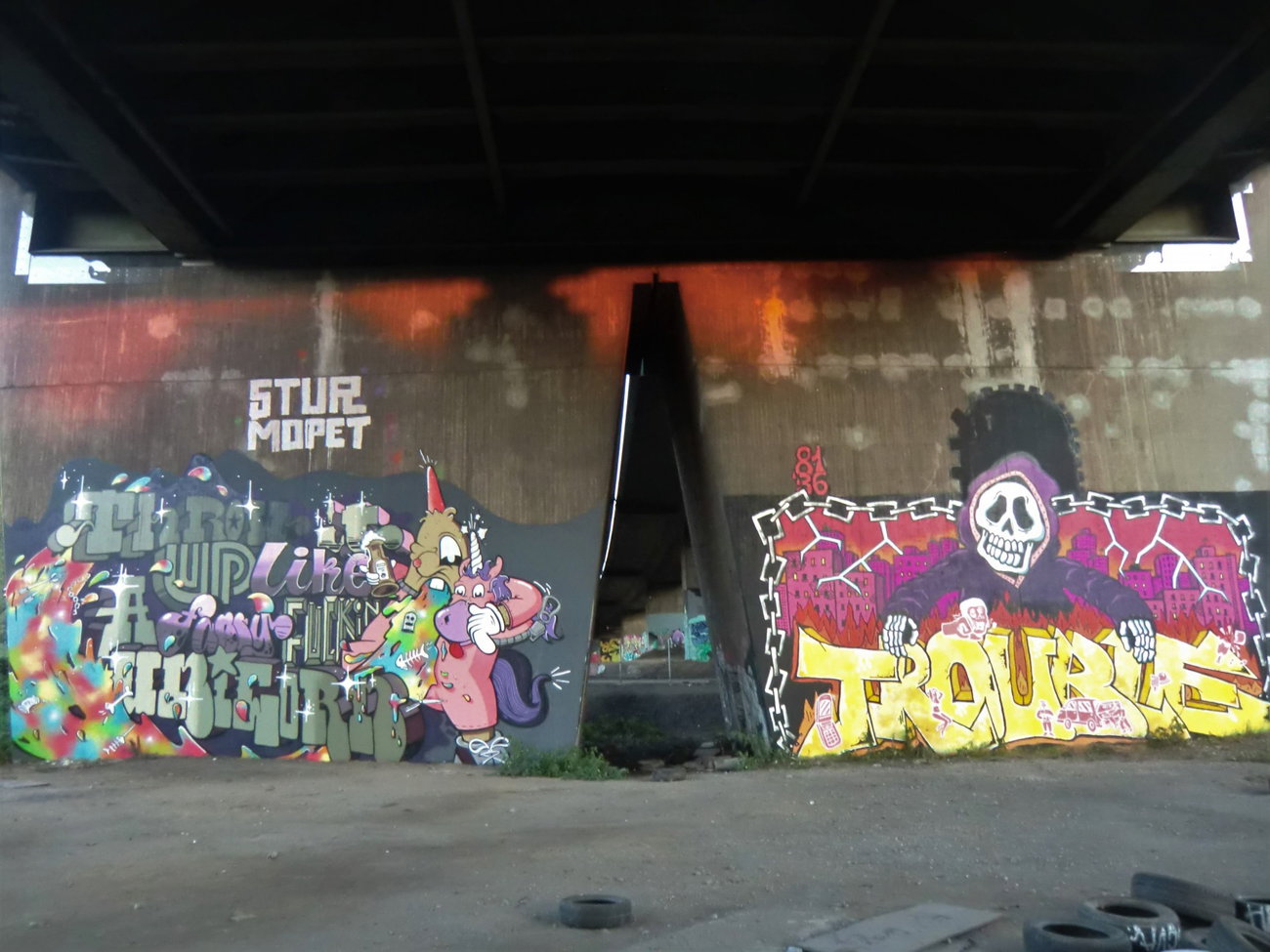 Graffiti Wall in Essen - Photo by Kico_one - Essen, NRW, Ruhrpott (2017)