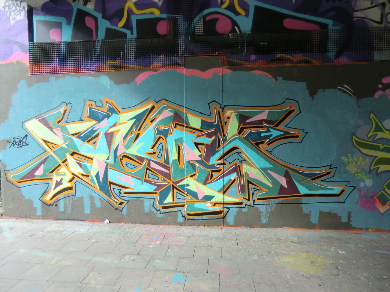 Graffiti Wall in Essen - Photo by Kico_one - Essen, NRW, Ruhrpott (2017)