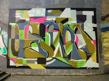 Graffiti Wall - Photo by Kico_one - Essen, Hafendampf (2015)