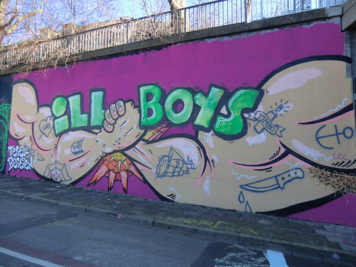Graffiti Wall in Essen - Photo by Kico_one - Hafendampf, Essen, Ill (2014)