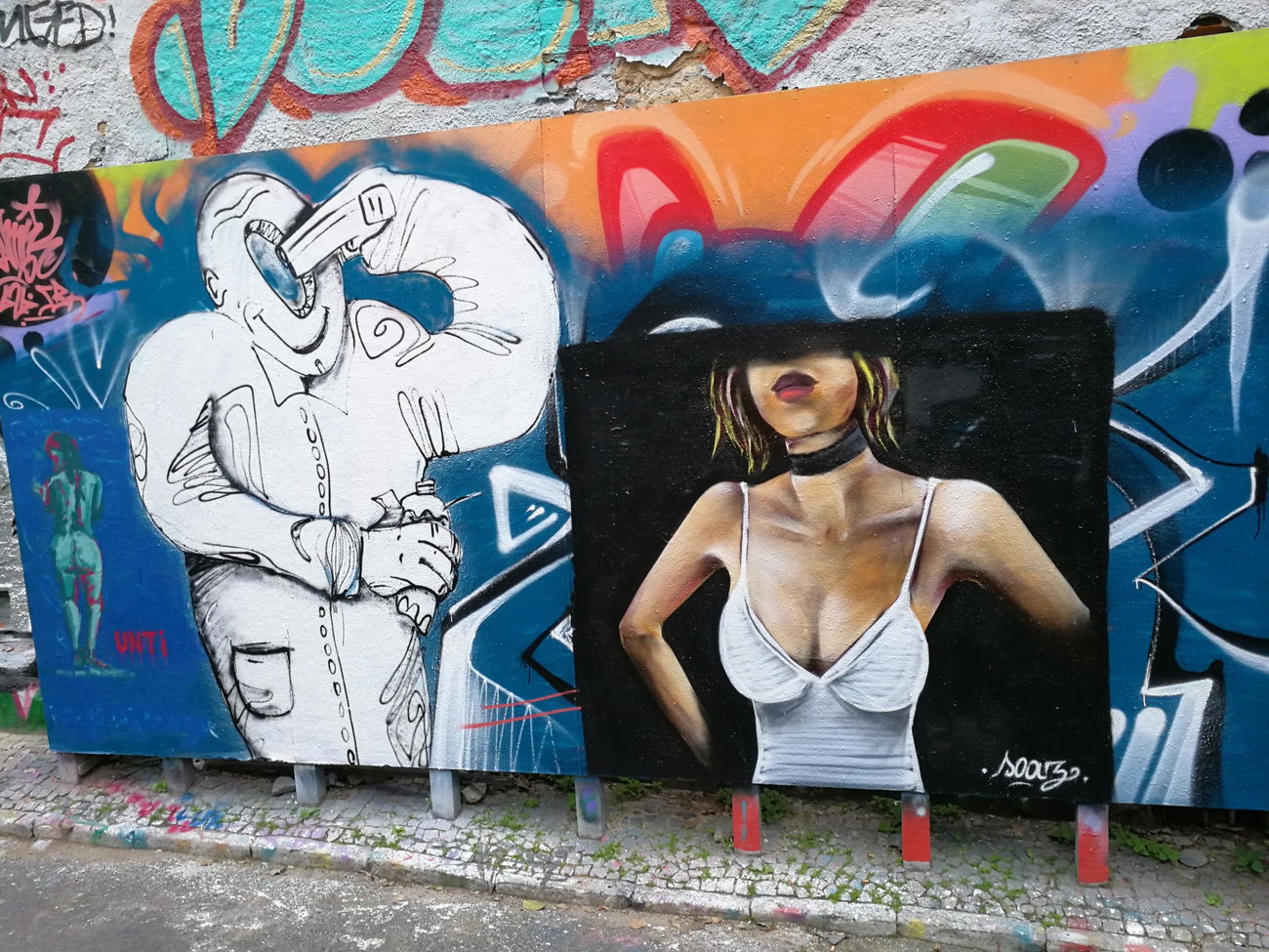 Graffiti Wall in Lissabon - Photo by Kico_one - Lissabon, Portugal, Lisboa