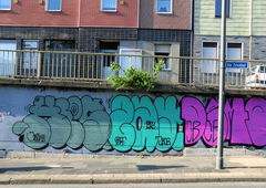 Graffiti Wall in Essen - Photo by Kico_one - Essen, Hafendampf, Jbcb (2015)