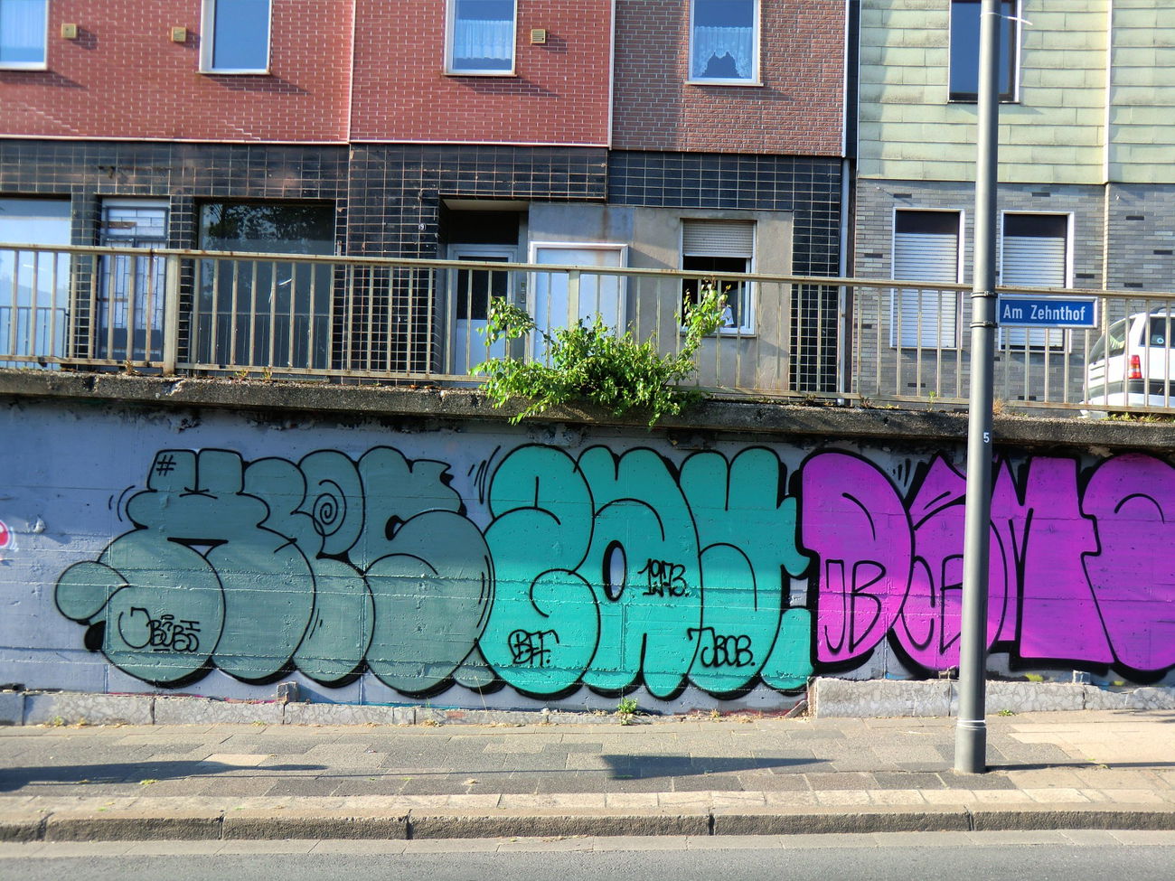 Graffiti Wall in Essen - Photo by Kico_one - Essen, Hafendampf, Jbcb (2015)