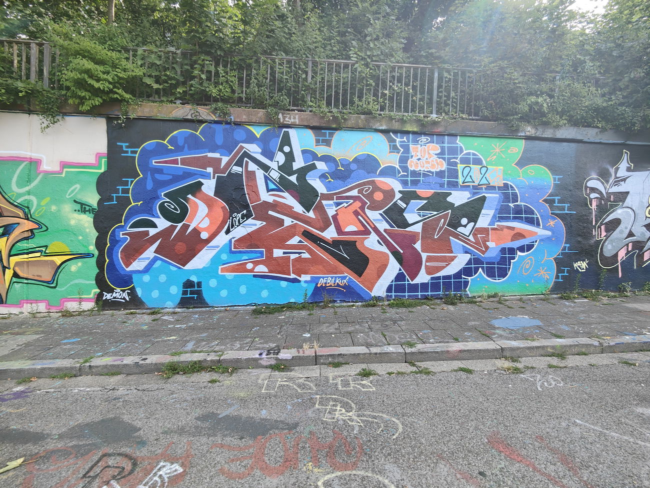 Graffiti Wall in Essen - Photo by Kico_one (2025)
