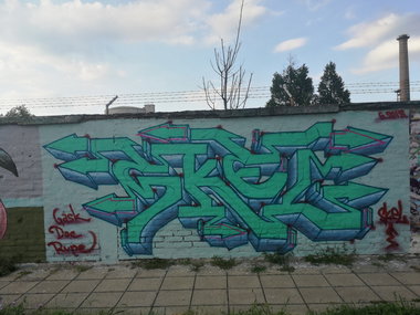 Graffiti Wall in Osijek - Photo by Kico_one - Croatia, Hrvatska, Osijek