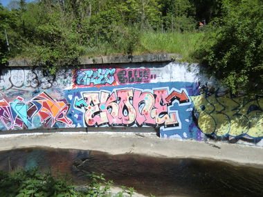 Graffiti Wall in Prague - Photo by Kico_one - Prague, Praha, Ekone