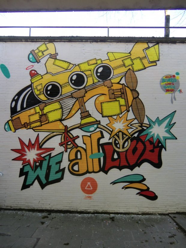 Graffiti Wall in Essen - Photo by Kico_one - Hafendampf, Essen (2014)