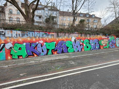 Graffiti Wall in Essen - Photo by Kico_one - Essen, Ruhrgebiet, Akut (2023)