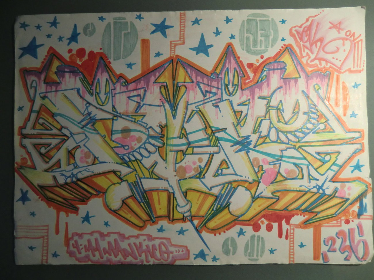 Graffiti in Essen - Photo by Kico_one - Pok, 234, Essen (1997)
