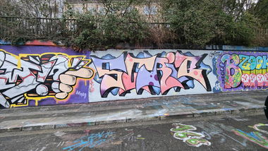 Graffiti Wall in Essen - Photo by Kico_one - Essen, Ruhrgebiet, Scrib (2023)