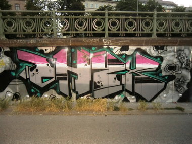 Graffiti Wall in Wien - Photo by Kico_one - Wien, Vienna, Austria