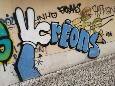 Graffiti Bombing in Lissabon - Photo by Kico_one - Lissabon, Lisboa, Portugal