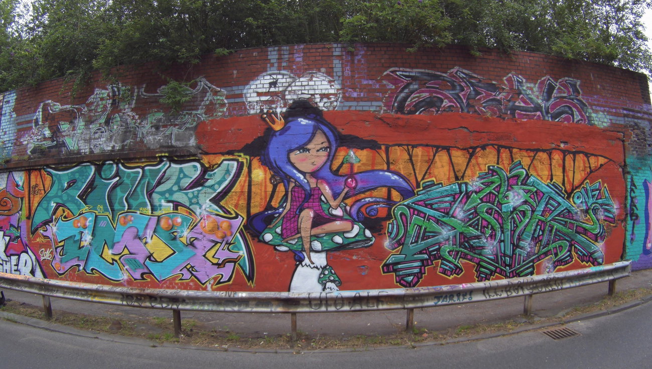 Graffiti Wall in Essen - Photo by Kico_one - Essen, NRW, Ruhrpott (2016)