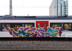 Graffiti Train in Essen - Photo by Kico_one (2025)