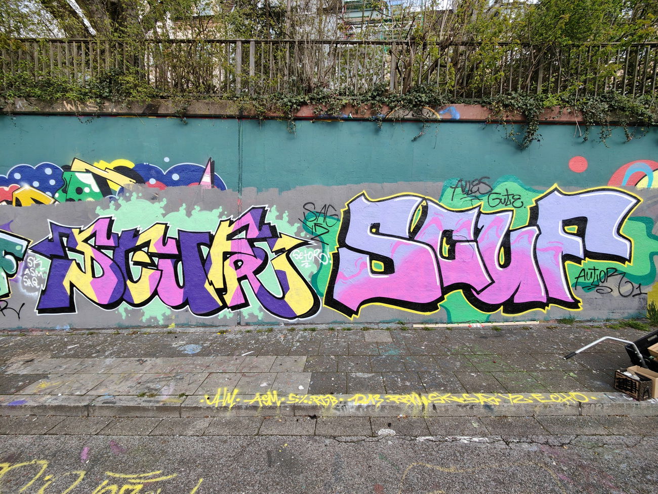 Graffiti Wall in Essen - Photo by Kico_one - Essen, Ruhrgebiet, Scuf (2023)