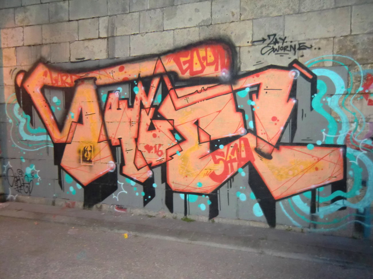 Graffiti Wall in Wien - Photo by Kico_one - Wien, Vienna, Austria