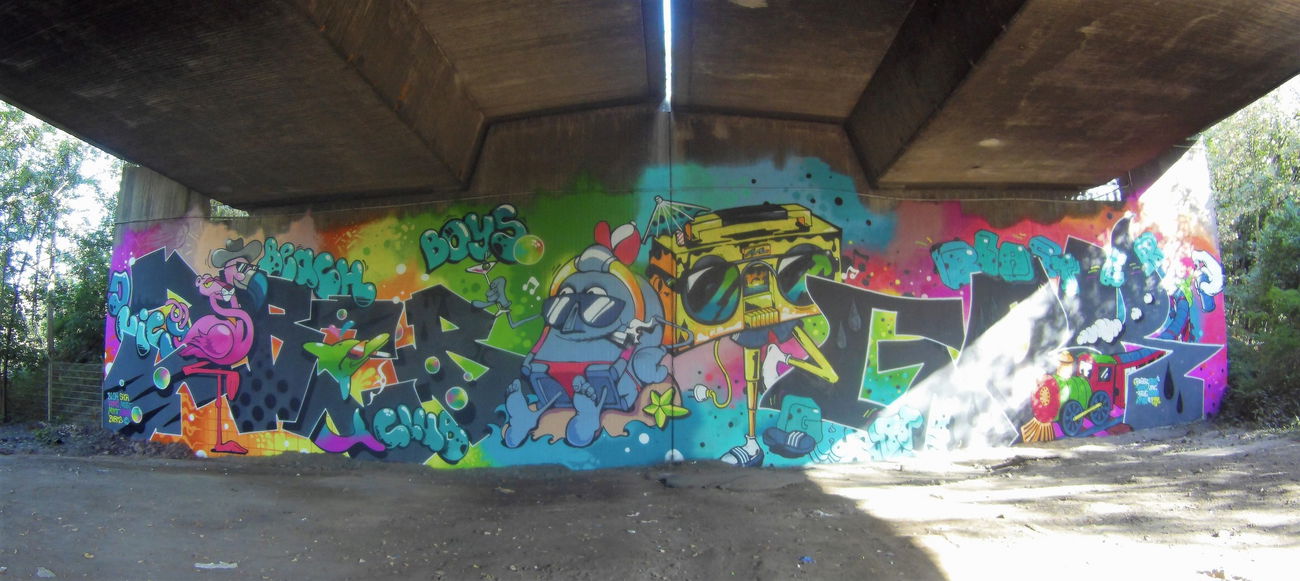 Graffiti Wall in Essen - Photo by Kico_one - Essen, NRW, Ruhrpott (2016)