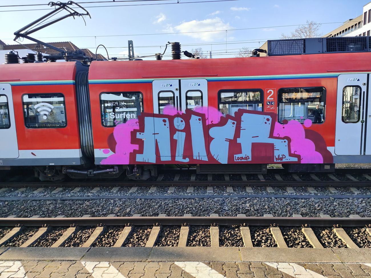 Graffiti Train in Frankfurt - Photo by Kico_one (2025)