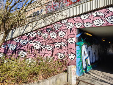 Graffiti Wall in Frankfurt - Photo by Kico_one